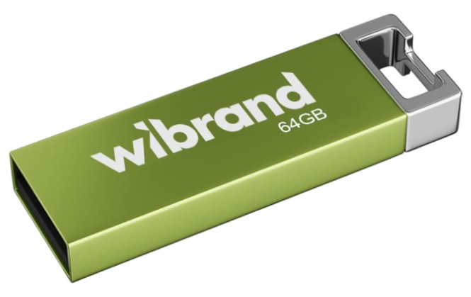 Флеш USB Wibrand USB 2.0 Chameleon 64Gb Light Green (WI2.0/CH64U6LG)
