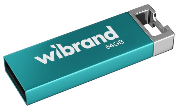 Флеш USB Wibrand USB 2.0 Chameleon 64Gb Light Blue (WI2.0/CH64U6LU)