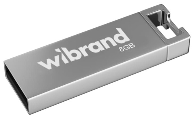 Флеш USB Wibrand USB 2.0 Chameleon 8Gb Silver (WI2.0/CH8U6S)
