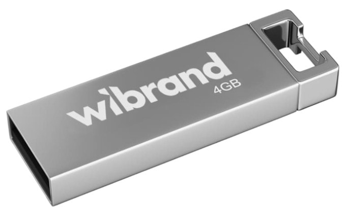 Флеш USB Wibrand USB 2.0 Chameleon 4Gb Silver (WI2.0/CH4U6S)