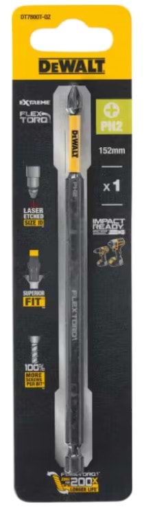 Фото - Бита для отвертки DeWALT EXTREME 152 мм (DT7800T)