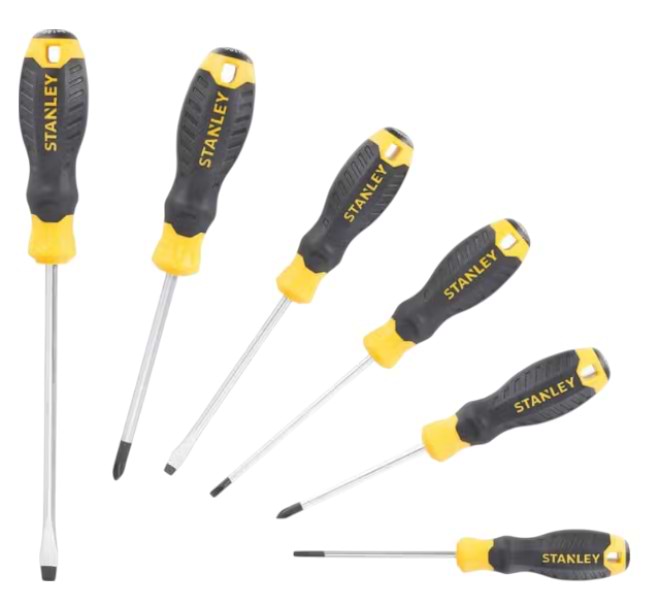 Набір викруток Stanley CushionGrip (STHT16165-0)