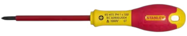 Викрутка Stanley FatMax VDE 1000V Ph1х100 мм (0-65-415)