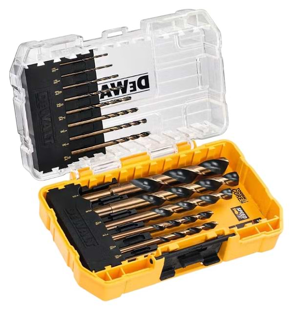 Фото - Набор сверл DeWALT Black&Gold HSS-G 14 шт. (DT70727)