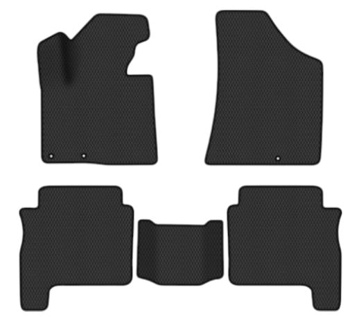 EVA килимки в салон авто EVAtech для Santa FE (CM) Restyling (Floor Gas Pedal) 5 seats (3 clips) Hyundai 2010-2012 2 покоління SUV EU HY13312CE5KD3RBB