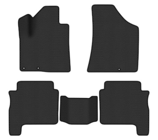 EVA килимки в салон авто EVAtech для Santa FE (CM) Restyling (Hinged Gas Pedal) 7 seats (3 clips) Hyundai 2010-2012 2 покоління SUV EU HY13314CE5KD3RBB