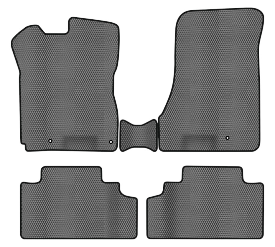 EVA килимки в салон авто EVAtech для Tucson (JM) MT Hyundai 2004-2010 1 покоління SUV EU HY13539PDC5LA3RGB