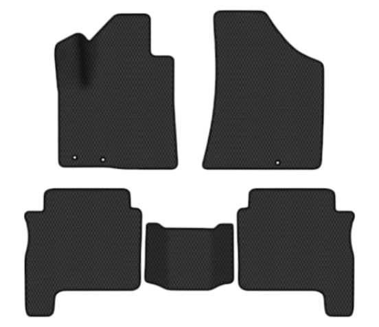 EVA килимки в салон авто EVAtech для Santa FE (CM) Restyling (Hinged Gas Pedal) 5 seats Hyundai 2010-2012 2 покоління SUV USA HY13944CE5KD3RBB