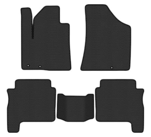 EVA килимки в салон авто EVAtech для Santa FE (CM) Restyling (Hinged Gas Pedal) 7 seats Hyundai 2010-2012 2 покоління SUV USA HY13945CV5KD3RBB