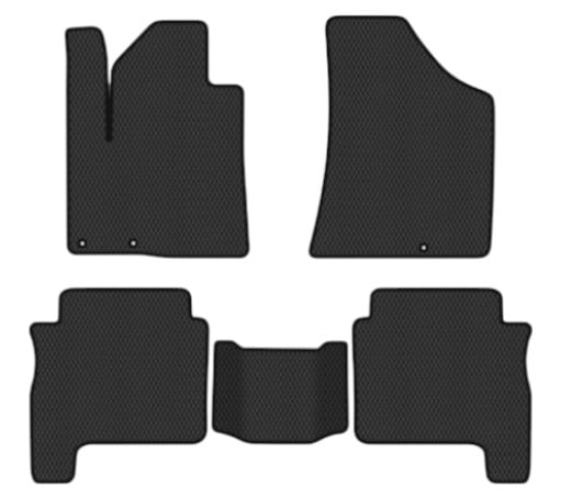 EVA килимки в салон авто EVAtech для Santa FE (CM) Restyling (Hinged Gas Pedal) 7 seats (3 clips) Hyundai 2010-2012 2 покоління SUV EU HY13314CV5KD3RBB