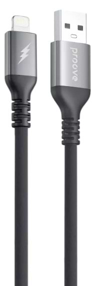 Купити Кабель Proove ReGen Silicone USB to Lightning 2.4A 1m Black (CCRS12001101) - Фото 1 Кабель Proove ReGen Silicone USB to Lightning 2.4A 1m Black (CCRS12001101) - Фото 1