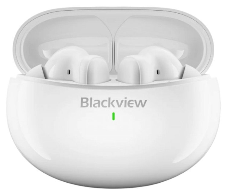 Навушники вкладиші бездротові TWS Blackview AirBuds 30 White - Фото 1