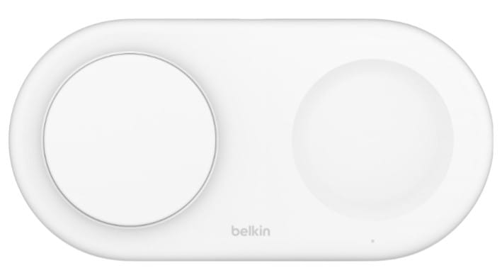 Беспроводное зарядное устройство Belkin 2в1 Pad Qi2 White (WIZ021VFWH)