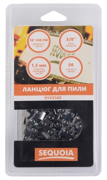 Ланцюг для пилки SEQUOIA 3/8", 1.3 мм, 56 ланки (91VX56E)