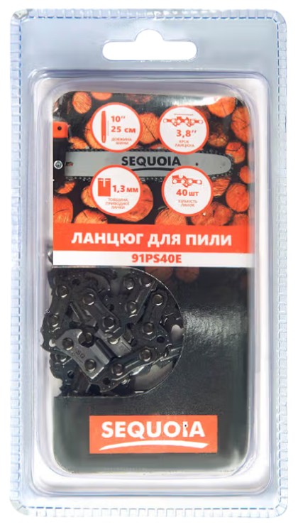 Фото - Ланцюг для пилки SEQUOIA 3/8", 1.3 мм, 40 ланки (91PS40E)