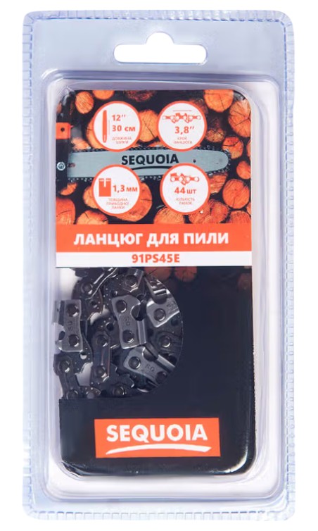 Фото - Ланцюг для пилки SEQUOIA 3/8", 1.3 мм, 45 ланки (91PS45E)