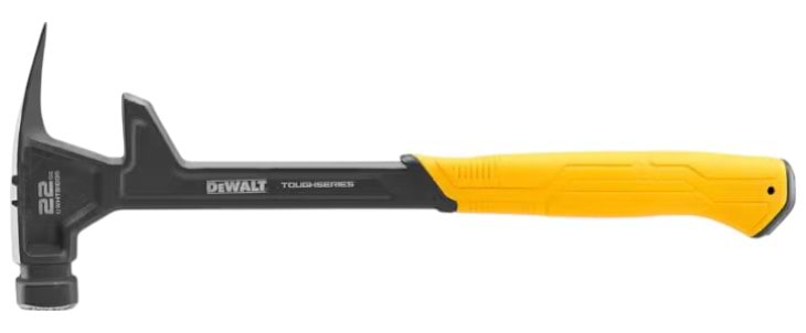 Молоток DeWALT DEMO-CLAW суцільнометалевий вага головки 624 г (DWHT51008-0)