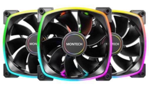 Корпусный вентилятор Montech RX120 PWM (B31) - Фото 1