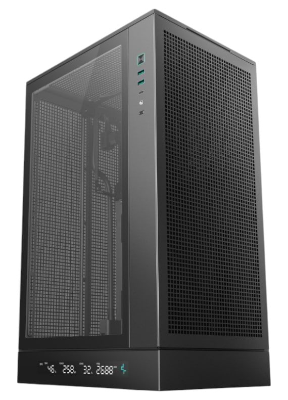 Корпус Deepcool CH270 Digital Black (R-CH270-BKNDM0-G-1) без БП