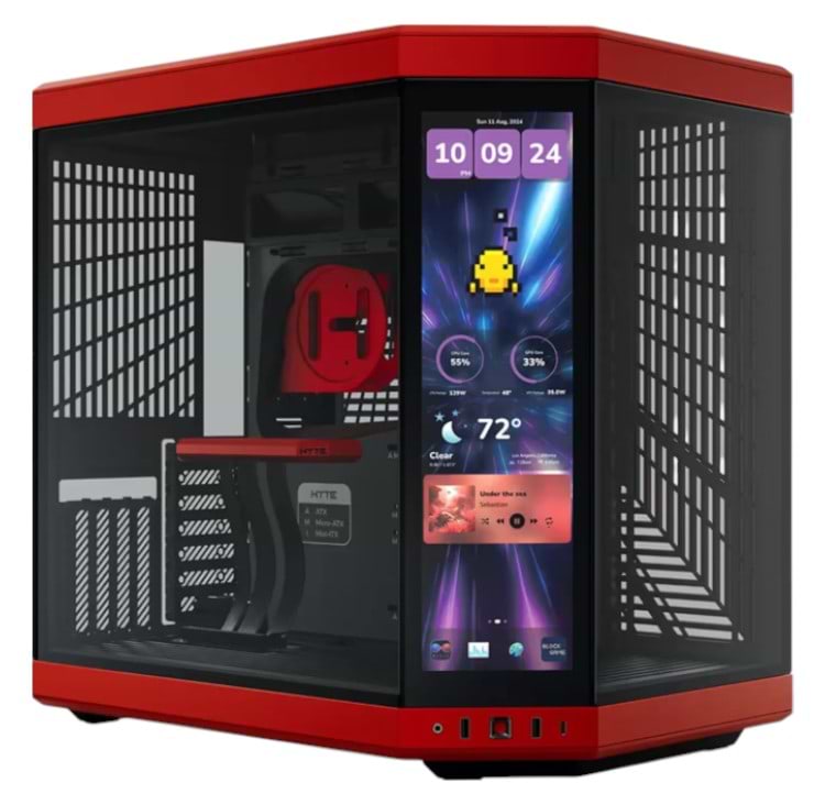 Корпус Hyte Y70 Touch Infinite Black-Red (CS-HYTE-Y70TTI-RB)