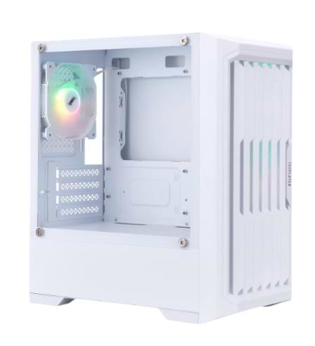 Корпус 1stPlayer H2-WH-4F7-W White без БП