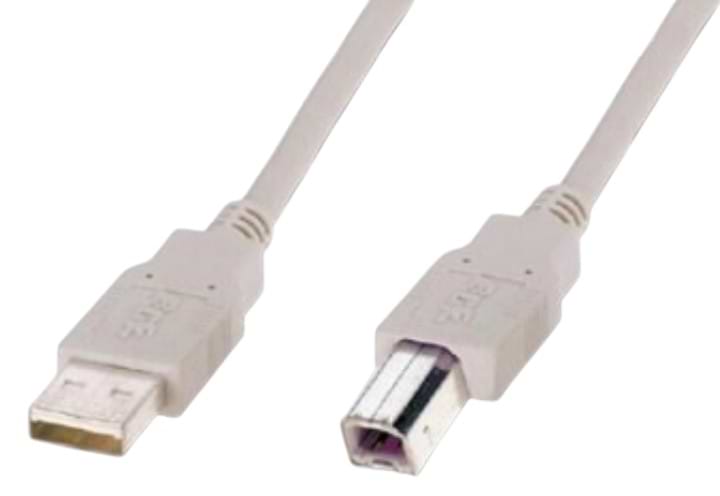 Кабель USB type A - USB type B Atcom USB 2.0 AM/BM 5m 2 ferrite core White (AT10109)