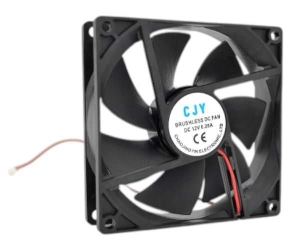 Фото - Корпусный вентилятор Merlion 9025 Black (CC-92*92*25/3)