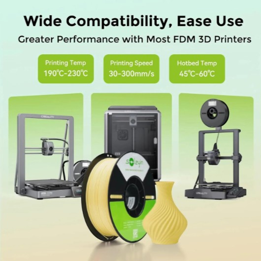 Фото - Нитка для PLA-картриджа Creality ULTRA Filament 1.75 мм океанська синь (3301010502)