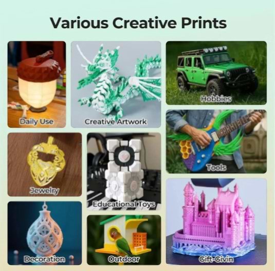 Фото - Нитка для PLA-картриджа Creality ULTRA Filament 1.75 мм океанська синь (3301010502)