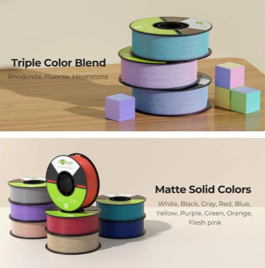 Фото - Нитка для PLA-картриджа Creality Filament 1.75 мм черный (3301010513)