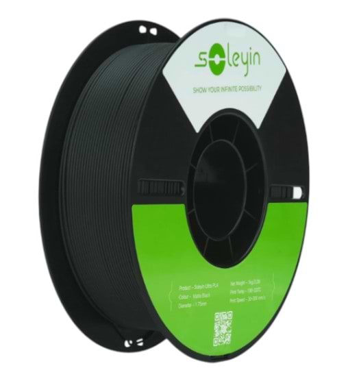 Фото - Нитка для PLA-картриджа Creality Filament 1.75 мм черный (3301010513)