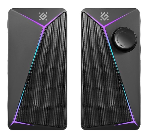 Фото - Компьютерная акустика компактная 2.0 Defender J5 6W/LIGHT/USB (65965)