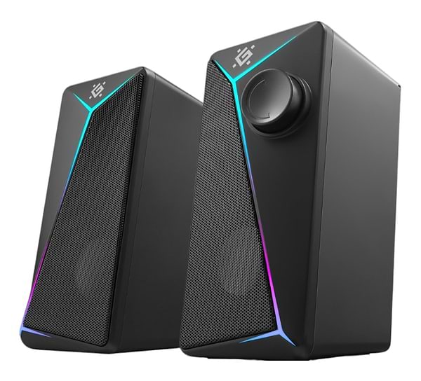 Фото - Компьютерная акустика компактная 2.0 Defender J5 6W/LIGHT/USB (65965)