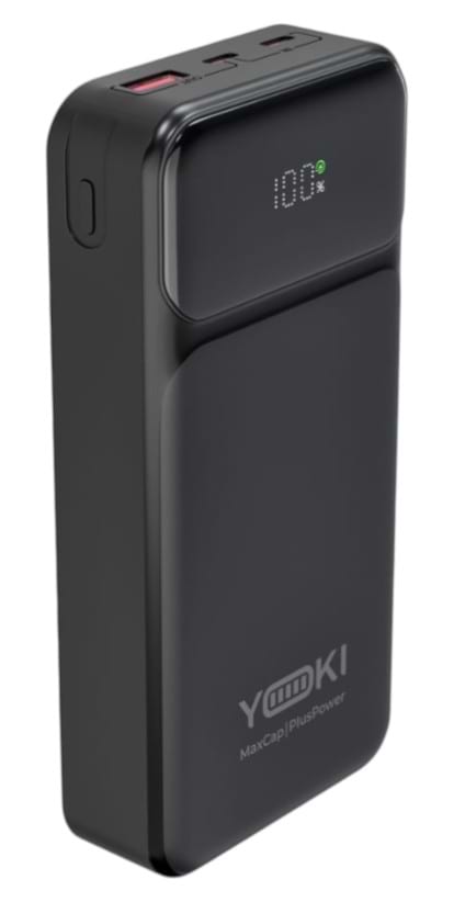 Фото - Батарея мобильная YOKI MaxCap 65W 20000 mAh Black (YK-PMC2061) Black