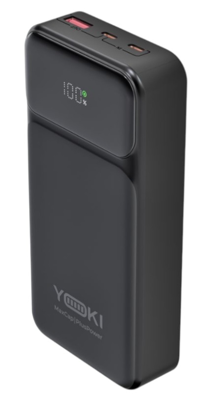 Фото - Батарея мобильная YOKI MaxCap 65W 20000 mAh Black (YK-PMC2061) Black