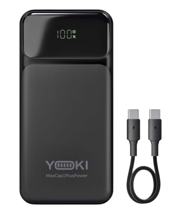 Фото - Батарея мобильная YOKI MaxCap 65W 20000 mAh Black (YK-PMC2061) Black