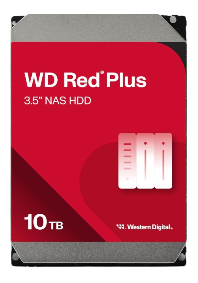 Жесткий диск внутренний Western Digital 10TB 3.5" 7200 512MB SATA Red Plus NAS (WD100EFGX)