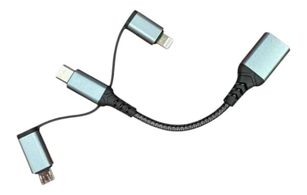 Фото - Переходник XOKO AC-155 OTG USB 3.0 - Type-C, micro USB, Lightning 60W (XK-AC-155)