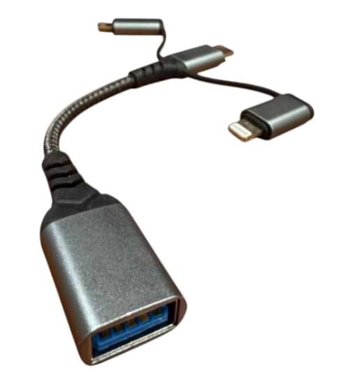 Фото - Переходник XOKO AC-155 OTG USB 3.0 - Type-C, micro USB, Lightning 60W (XK-AC-155)