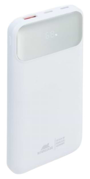 Фото - Батарея мобильная RIVACASE 10000 mA QC/PD 22.5W 3 встроенные кабели VA2211 (White)