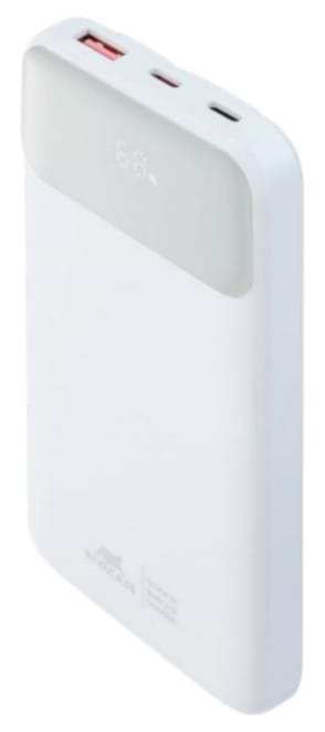 Фото - Батарея мобильная RIVACASE 10000 mA QC/PD 22.5W 3 встроенные кабели VA2211 (White)