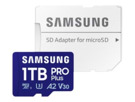 Фото - Карта памяти Samsung micro SDXC PRO+ 1TB adapter (MB-MD1T0SA/EU)