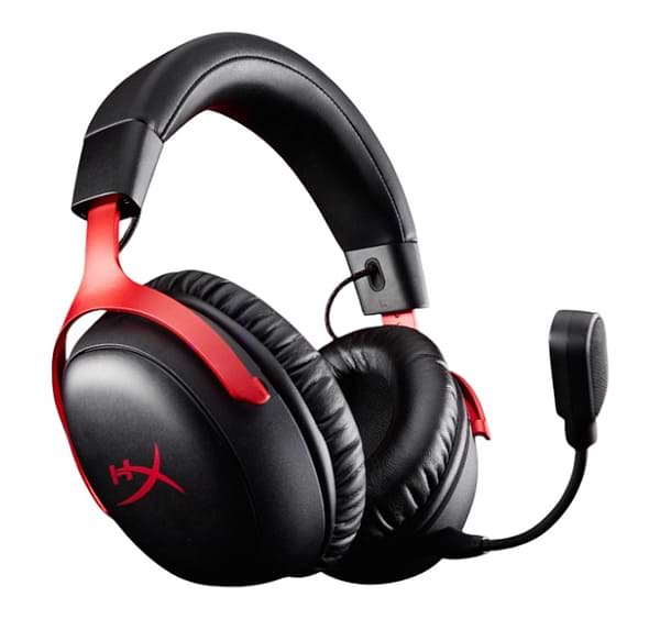Фото - Гарнитура беспроводная игровая HyperX Cloud III S Wireless Black-Red (A59Z0AA)