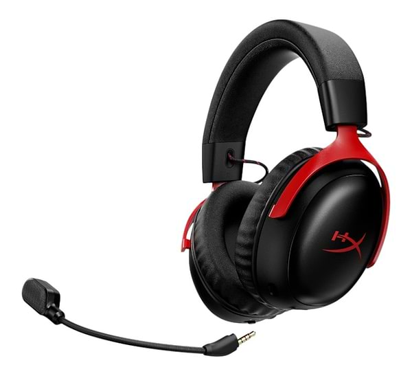 Фото - Гарнитура беспроводная игровая HyperX Cloud III S Wireless Black-Red (A59Z0AA)