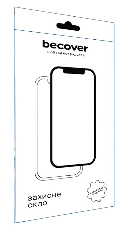 Фото - Захисне скло для смартфону BeCover for Motorola Moto G86 Black (713727)