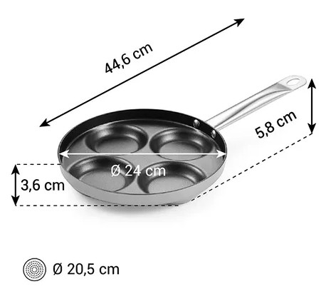 Фото - Сковорода для млинців tescoma GrandCHEF+ 24 см (606952)