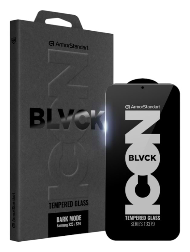 Защитное стекло для смартфона Armorstandart Dark Mode BI for Samsung S25 / S24 (ARM85822)