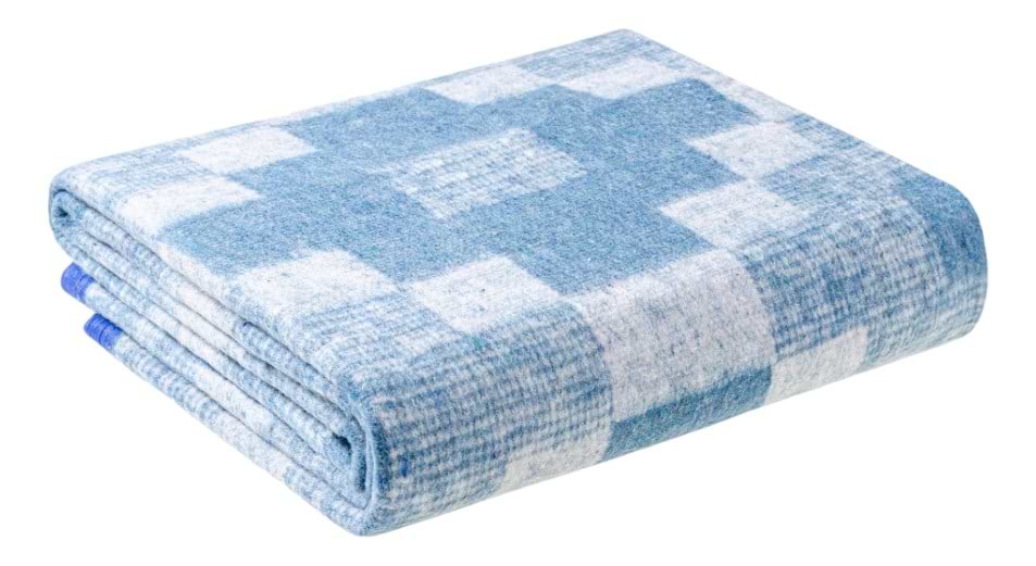 Ковдра демісезонна полуторне Home Line 150х200 см Ромб Блакитний/Синій (186731) - Фото 1