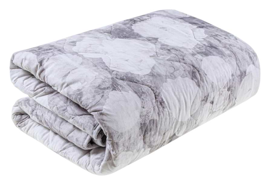 Ковдра всесезонна двоспальна Home Line 170х210 см БІЛІ ТРОЯНДИ (192558)