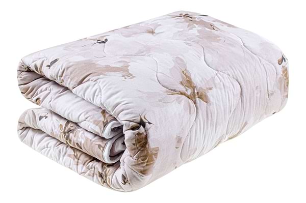 Фото - Ковдра всесезонна двоспальна Home Line ранфорс+вовна 170х210 см МАСЛО Бежевий (192162)